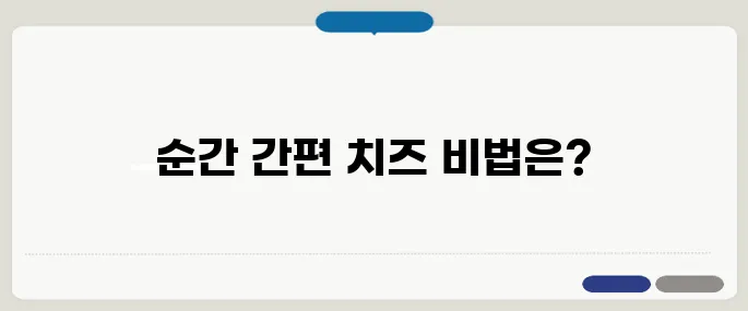 치즈 만드는법 집에서 쉽게 재료와 시간만 있으면 가능