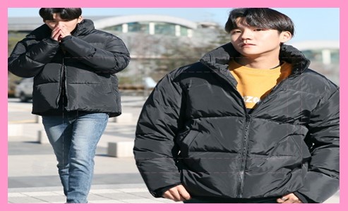 남자 데일리 숏 패딩 코디법