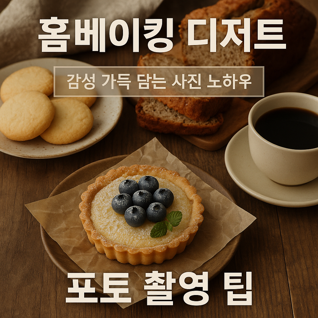 디저트 포토 촬영 팁