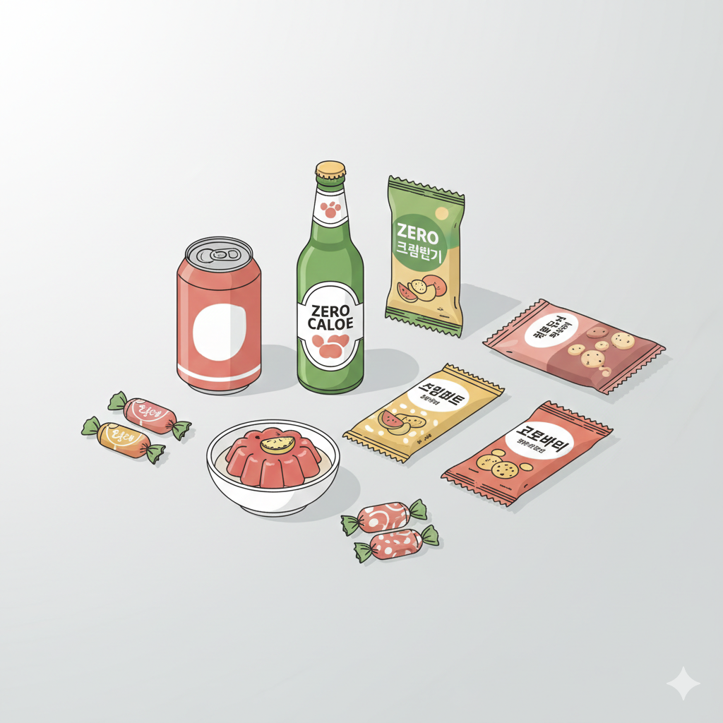 제로칼로리 간식·맥주·젤리·과자·음료·사탕, 정말 설탕보다 나을까?