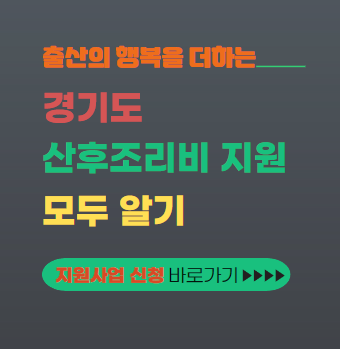 경기도 산후조리비 지원 대표이미지