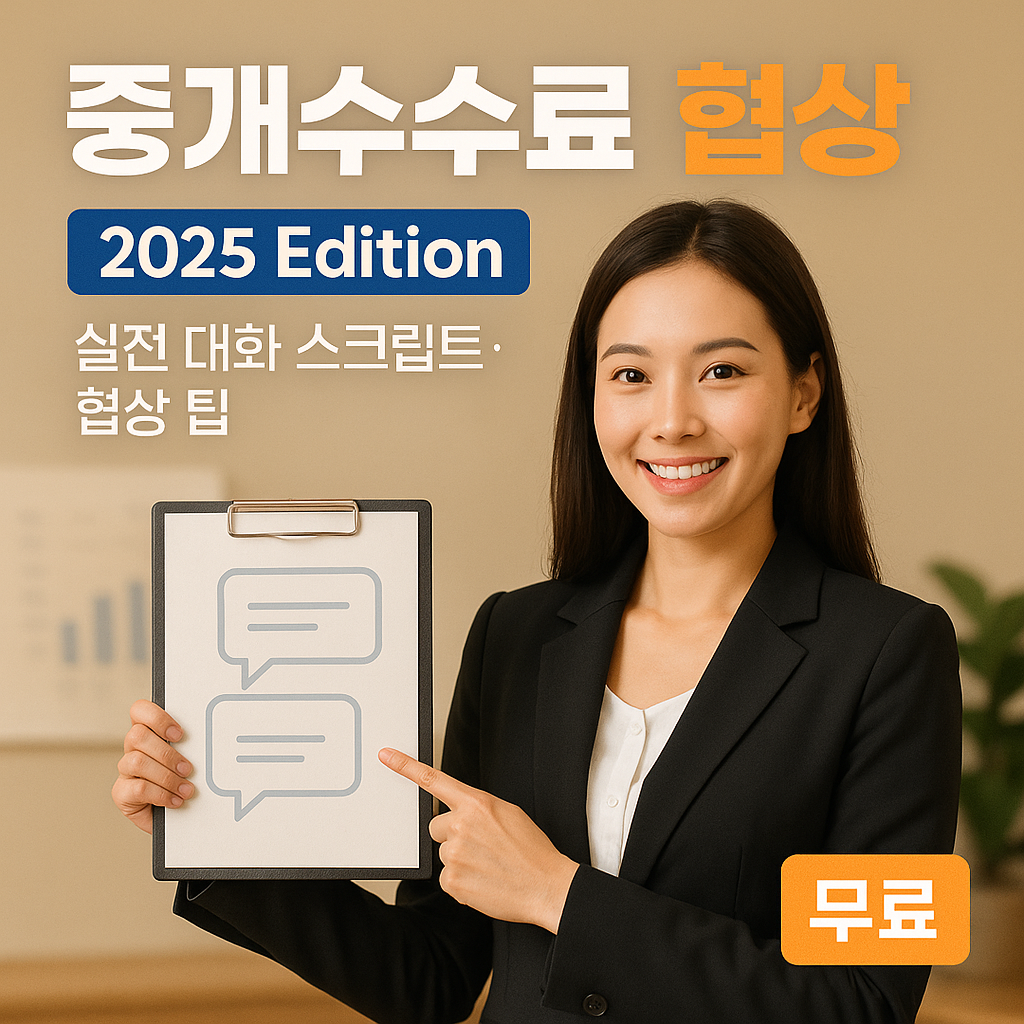 중개수수료 협상 2025 Edition ｜ 실전 대화 스크립트&middot;협상 팁
