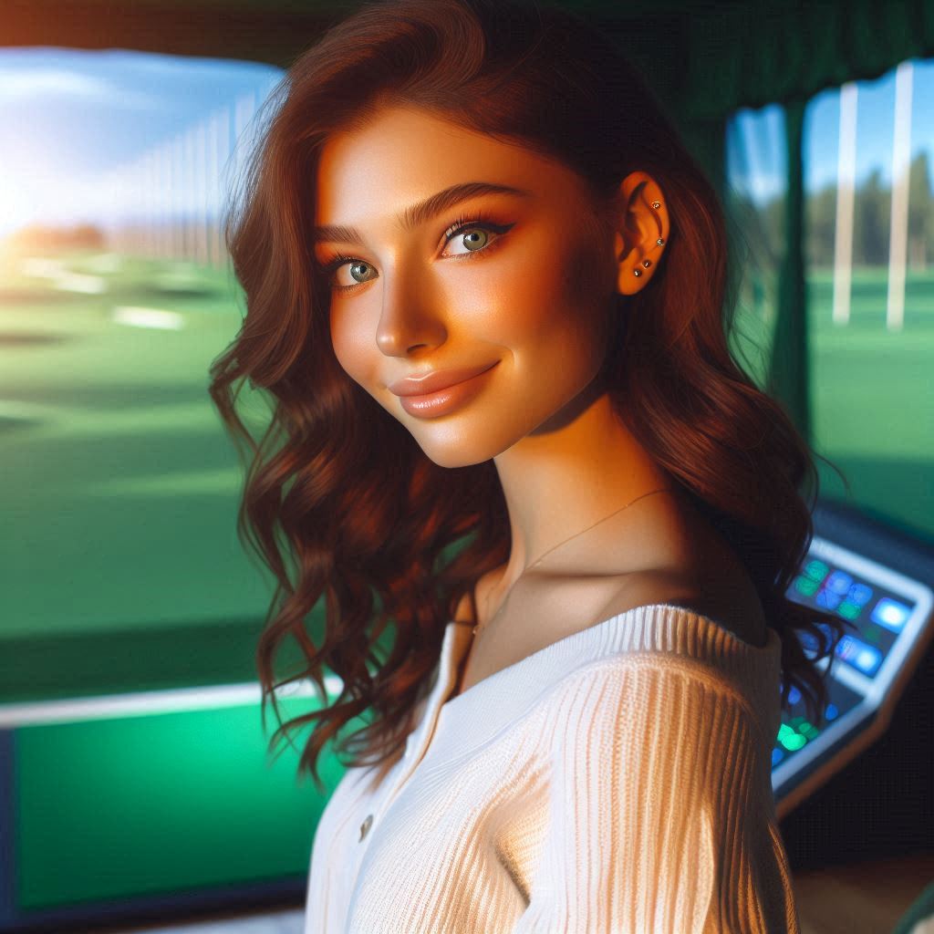 스크린골프장 배경