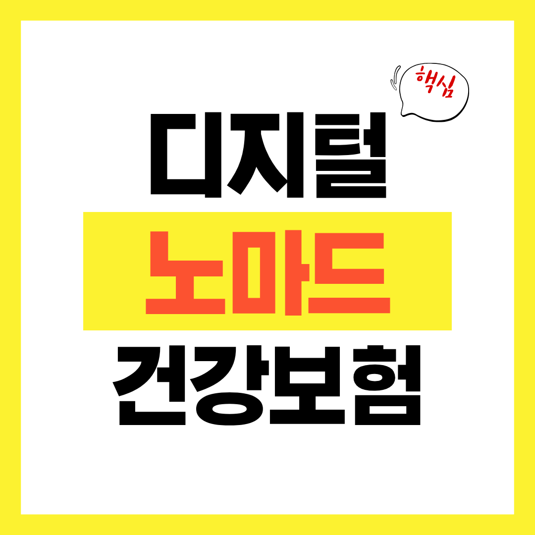 디지털 노마드를 위한 건강보험