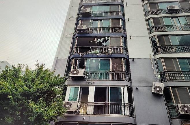 사고 현장 모습 (사진출처 : 전북 소방 제공)