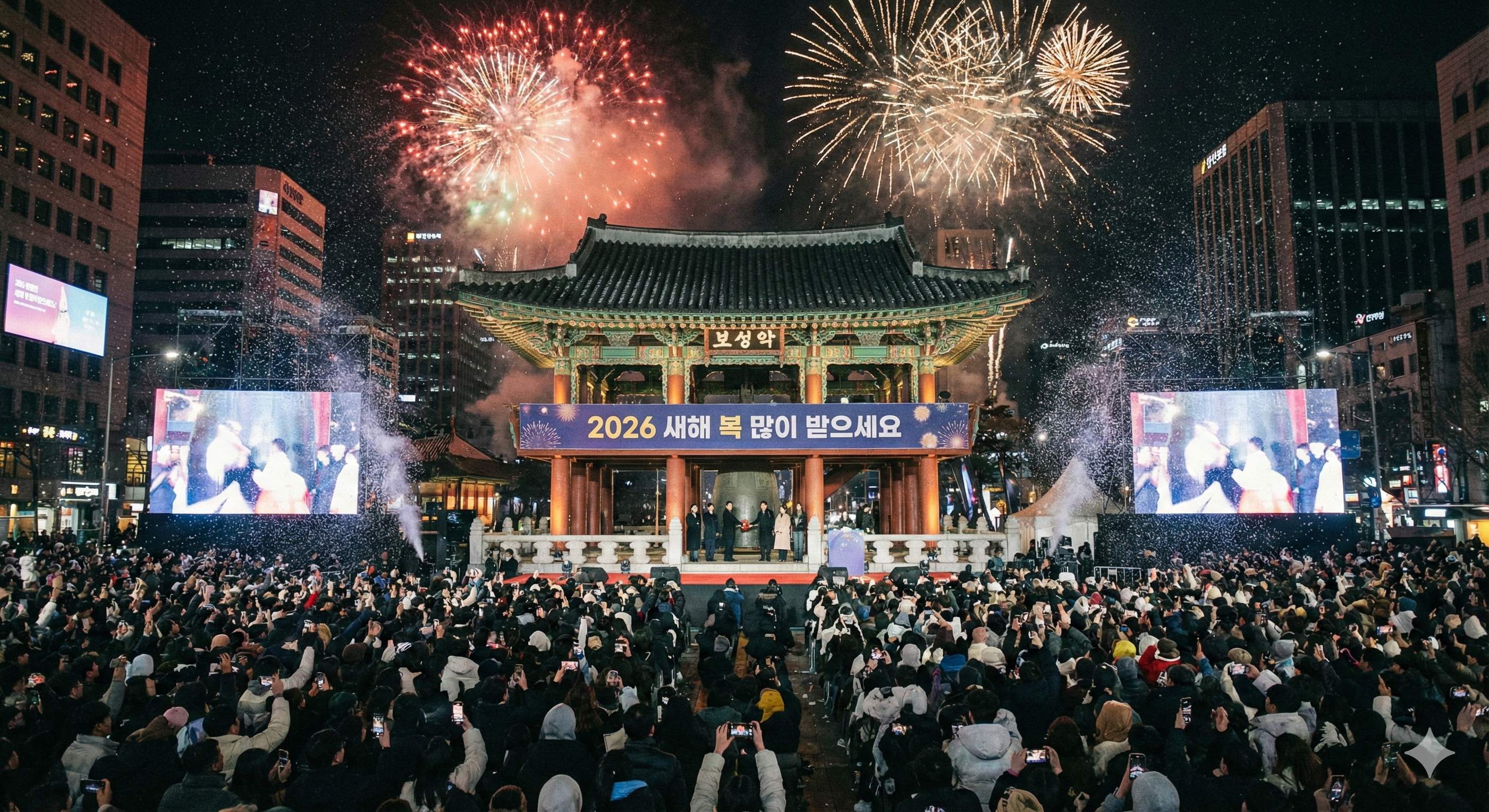 "내일 밤 종각 가시나요?" 2026 보신각 제야의 종 행사 실시간 인파 관리와 달라진 교통 통제 정보