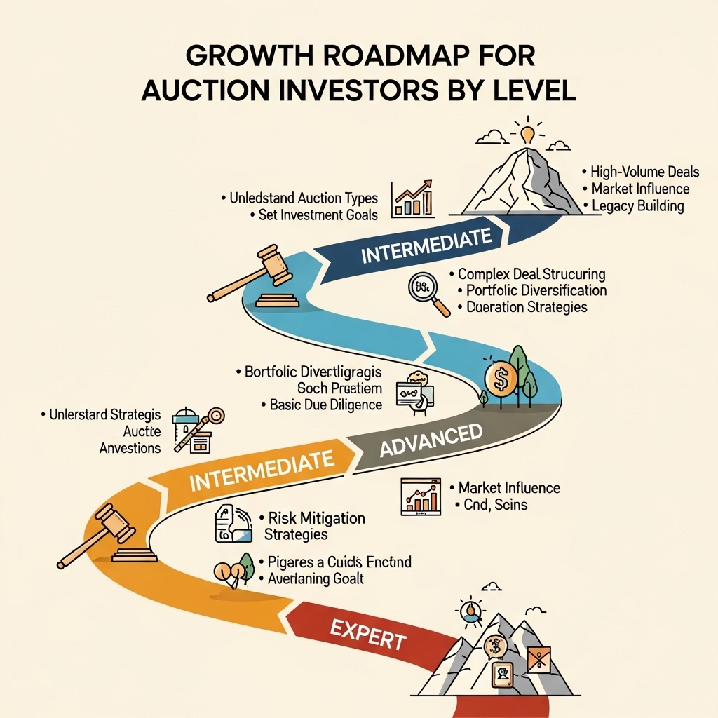 경매 투자자 레벨별 성장 로드맵 - 나는 어느 단계인가?