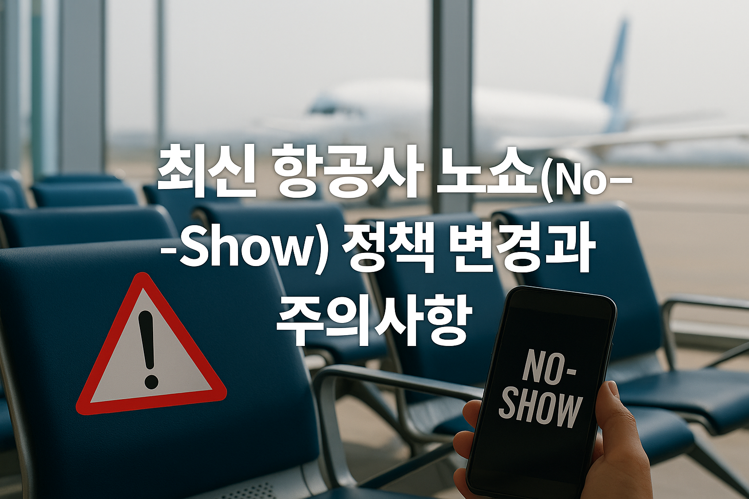 최신 항공사 노쇼(No-Show) 정책 변경과 주의사항 관련 이미지