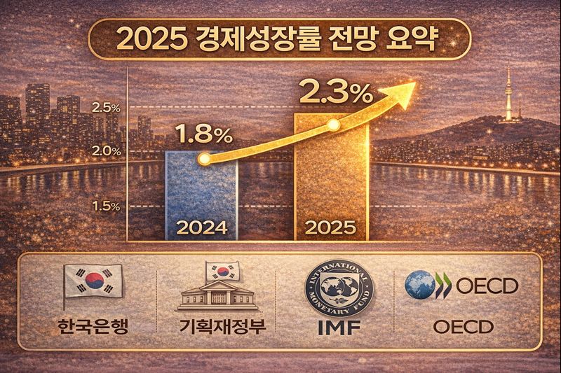 2025년 경제성장률 전망 요약