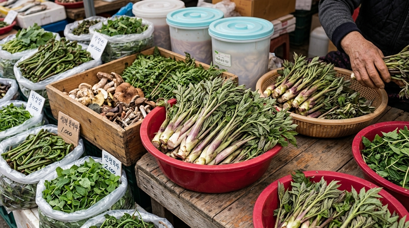 참두릅 개두릅 땅두릅 차이