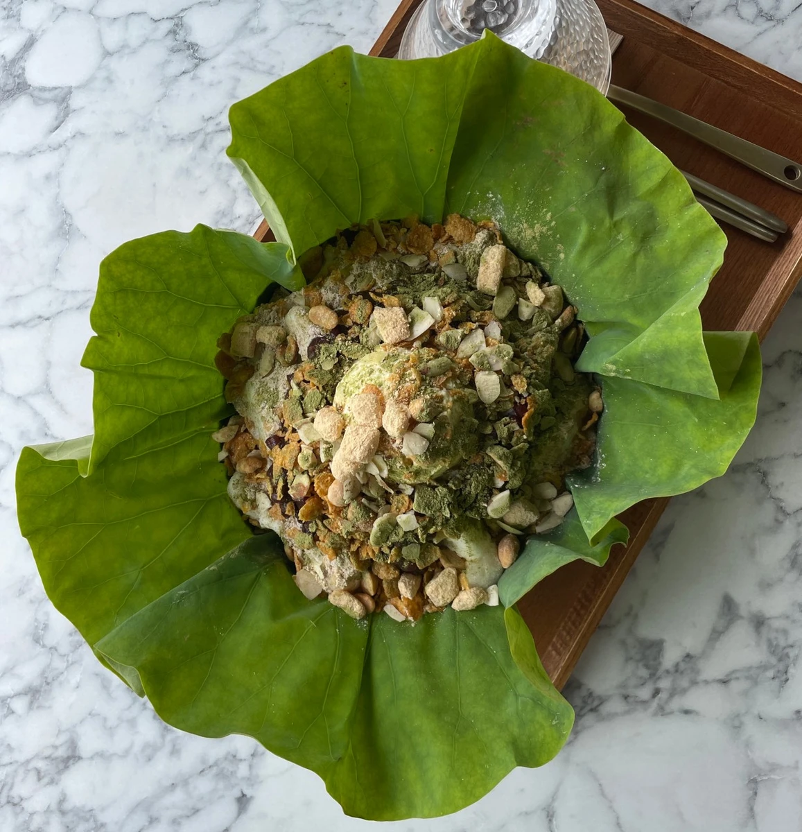 꽃뫼카페휴게소 - 연잎빙수