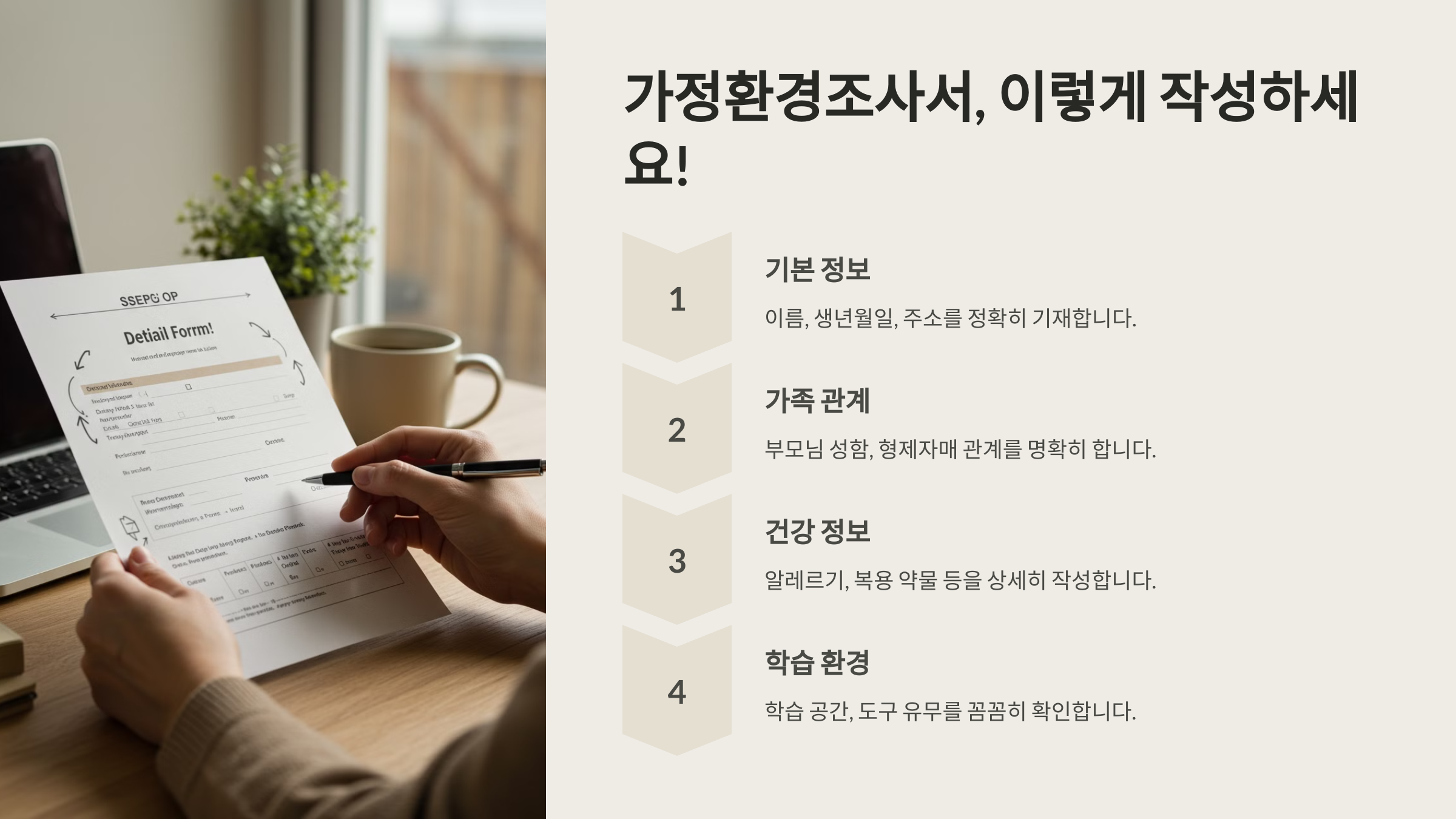 예시 템플릿 제공