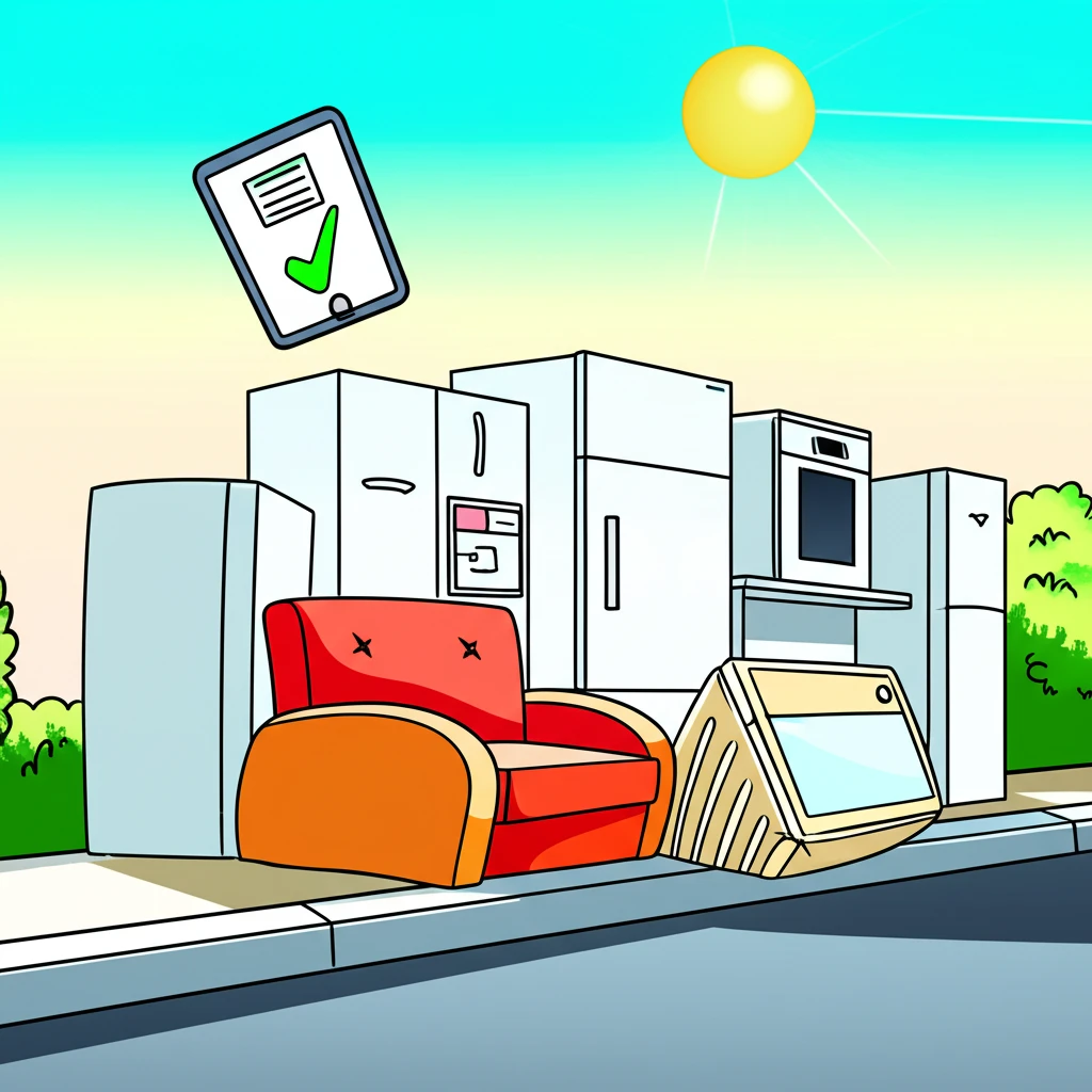 대형폐기물 버릴 때? 용산 도원동 신..