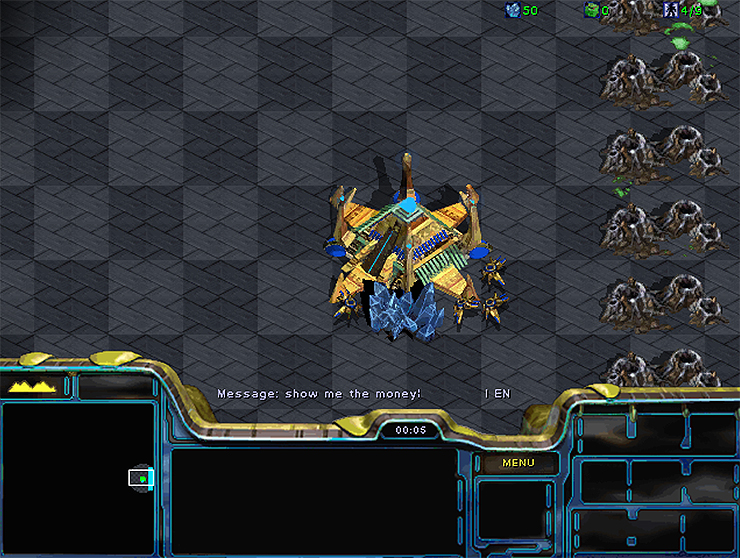 스타크래프트-인-게임-화면-치트-적용-장면