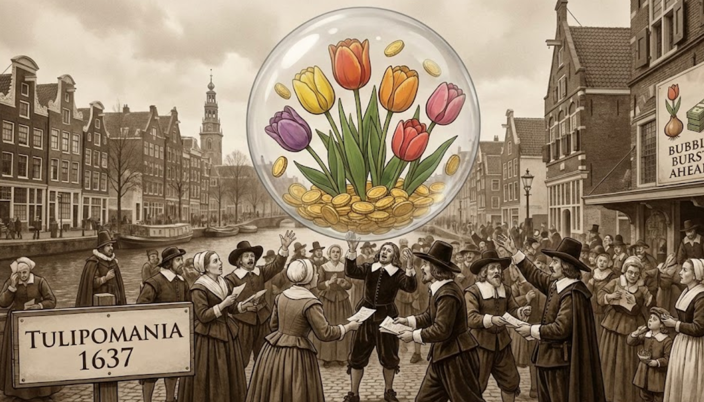 튤립버블 풍자 사진