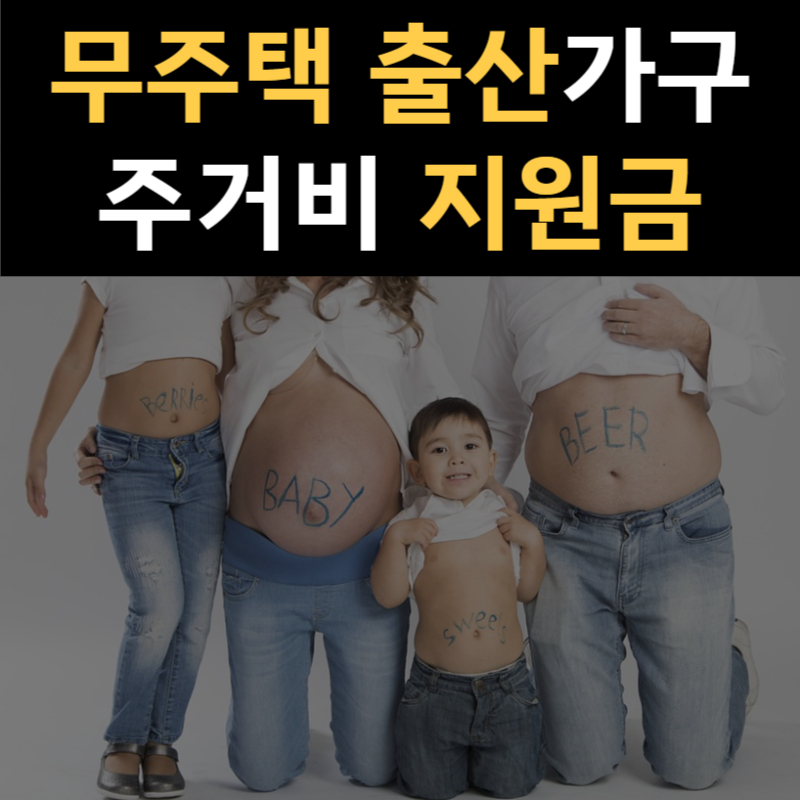 자녀출산 무주택가구 주거비 지원금