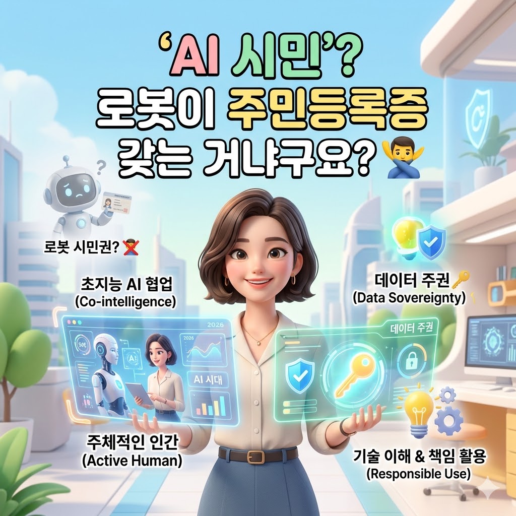 'AI 시민'? 로봇이 주민등록증 갖는 거냐구요?