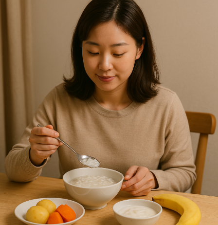장염회복 사진