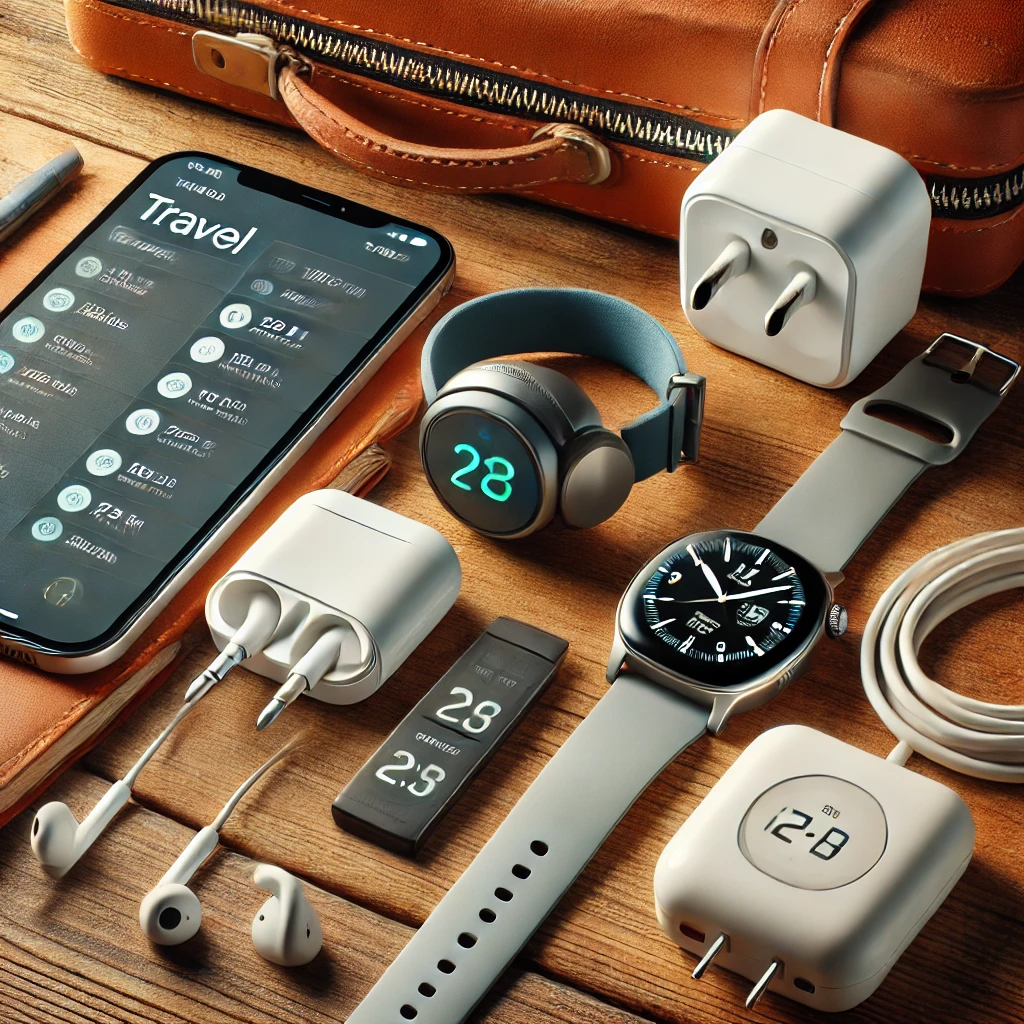 여러 스마트 기기 사진