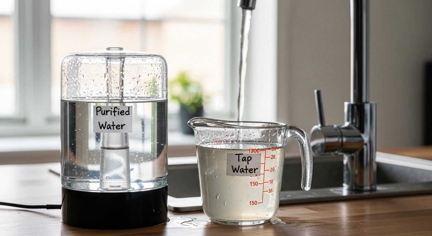 가습기 물 수돗물