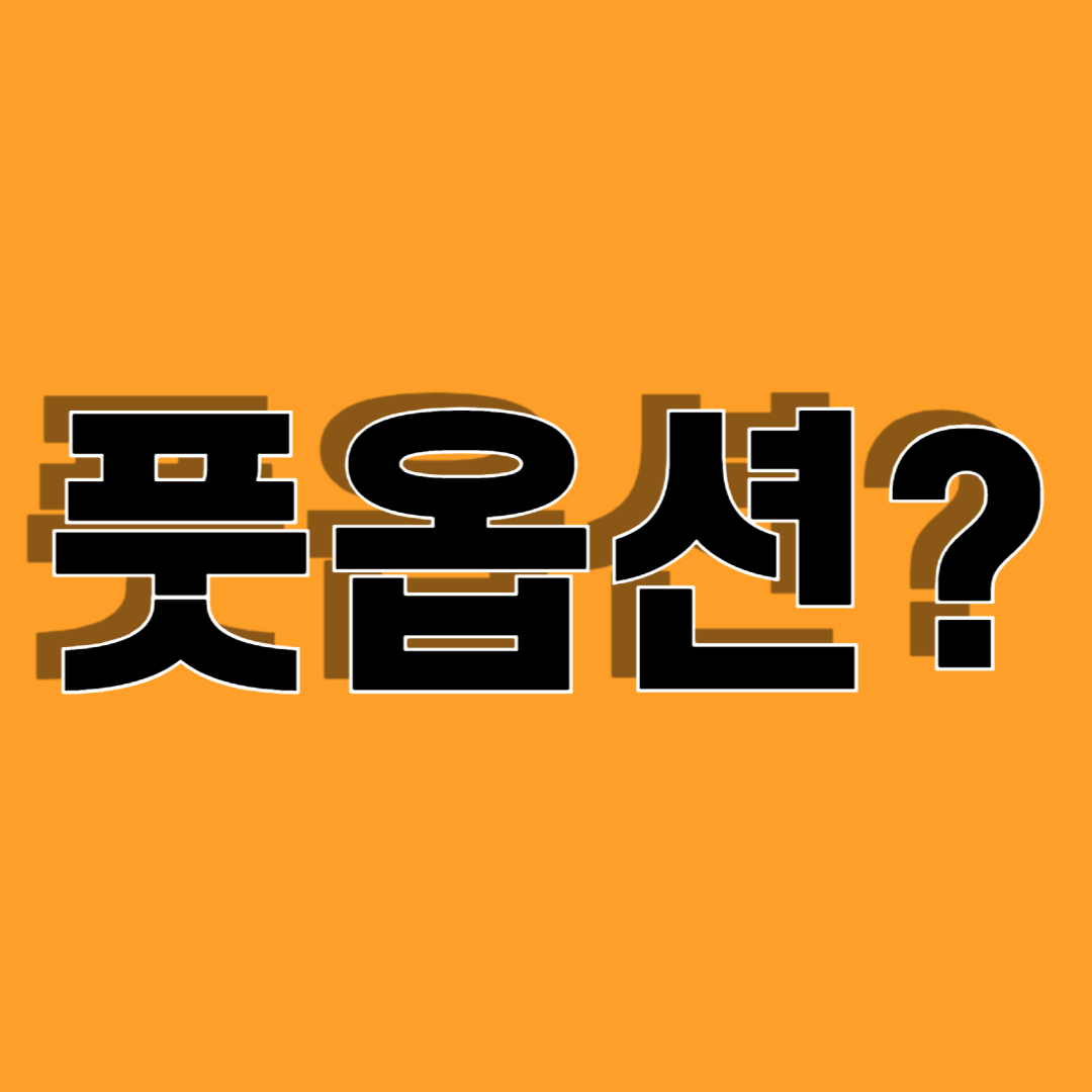 시사 용어 - 풋옵션 (Put Option)의 뜻
