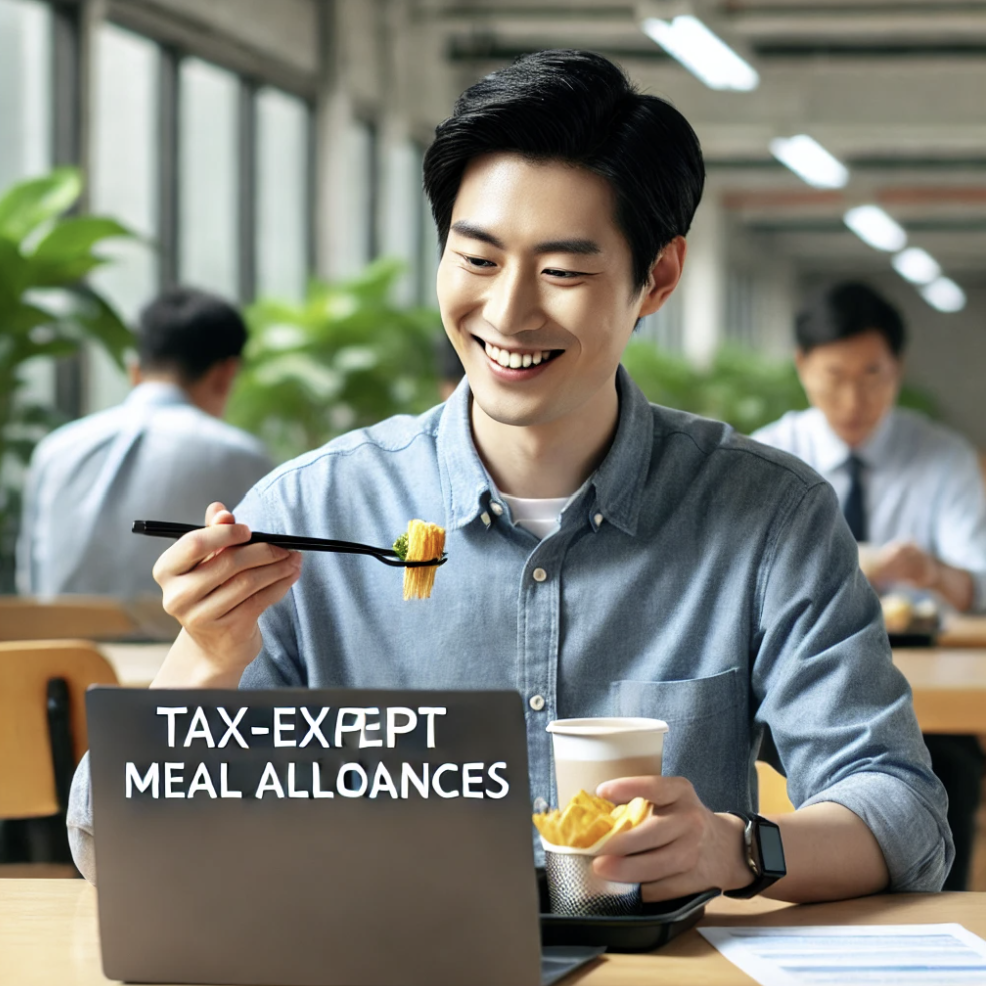 세금혜택을 확인하는 사업가