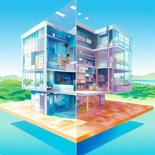 용적률, 건폐율