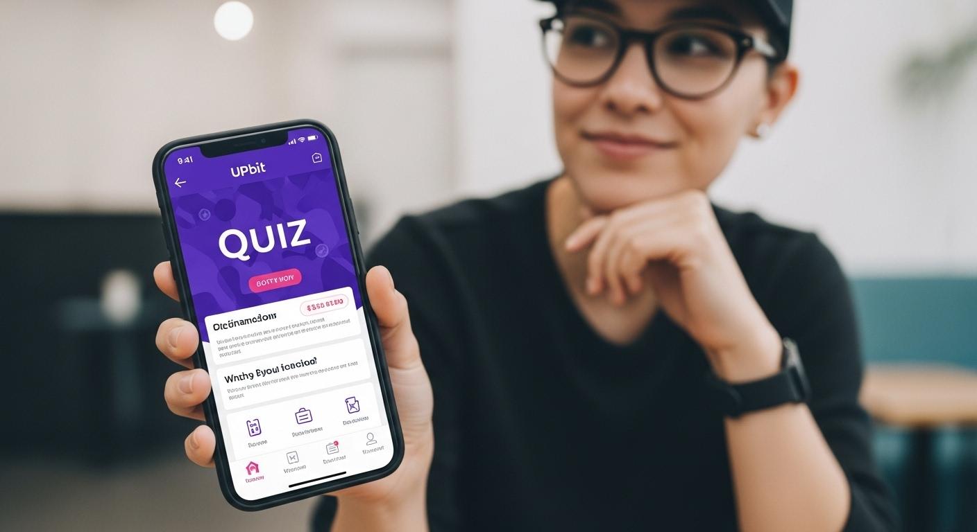 업비트 토스 퀴즈