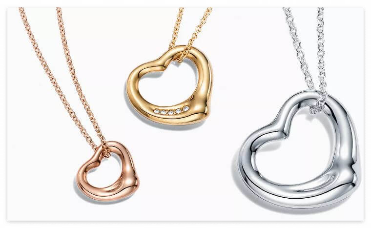 오픈하트 목걸이