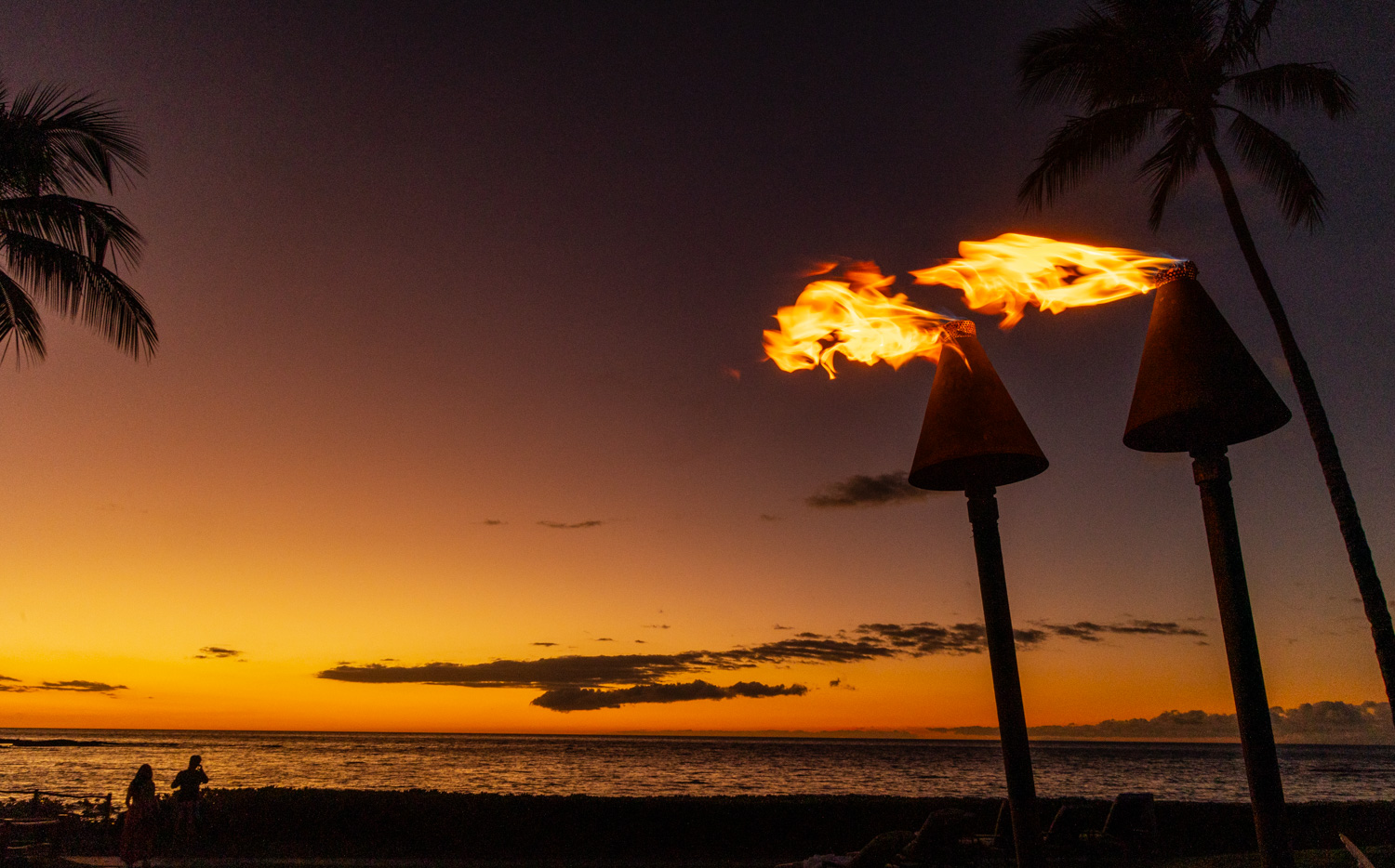 빅아일랜드 일몰