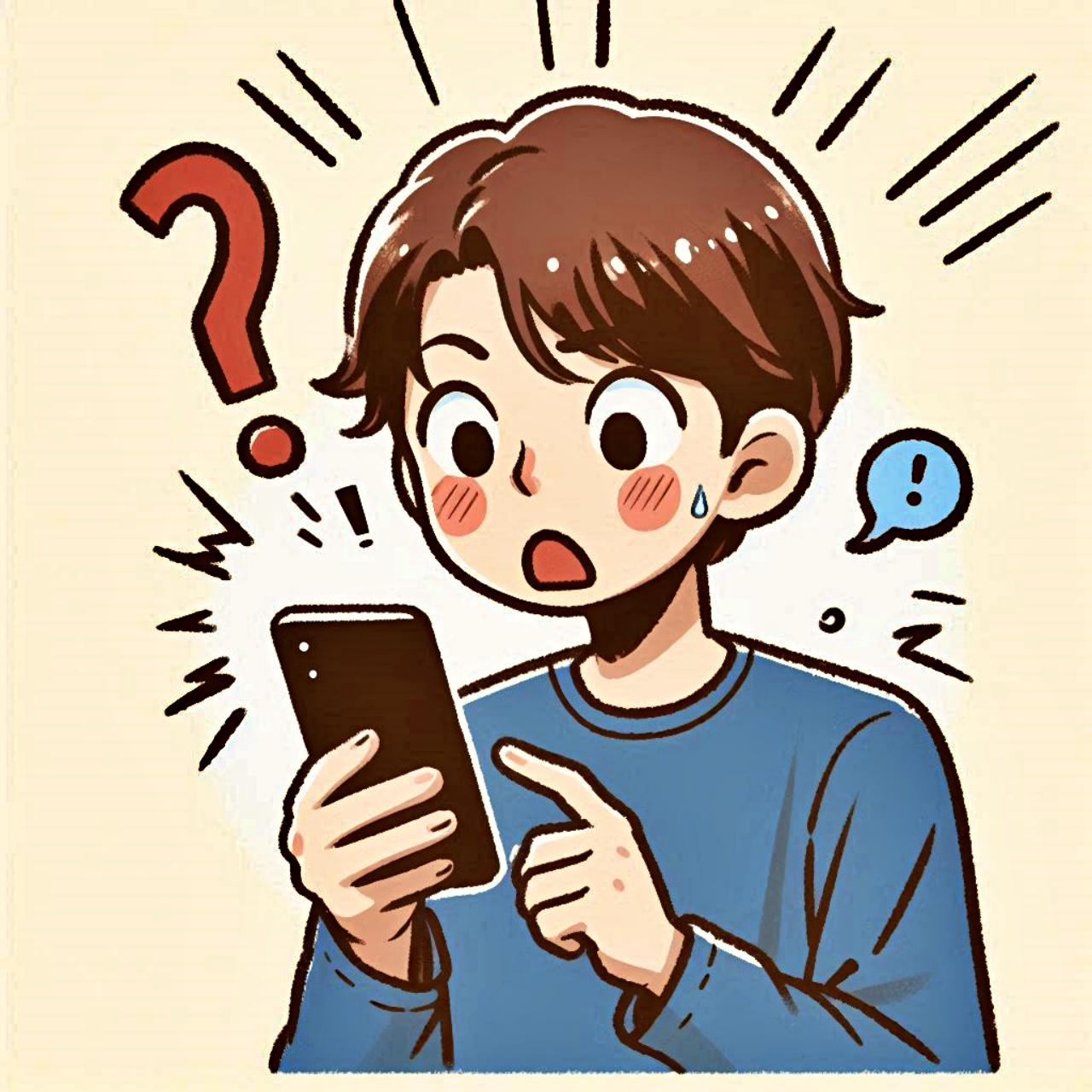 갑자기 연락이 끊겨서 당황한 사람