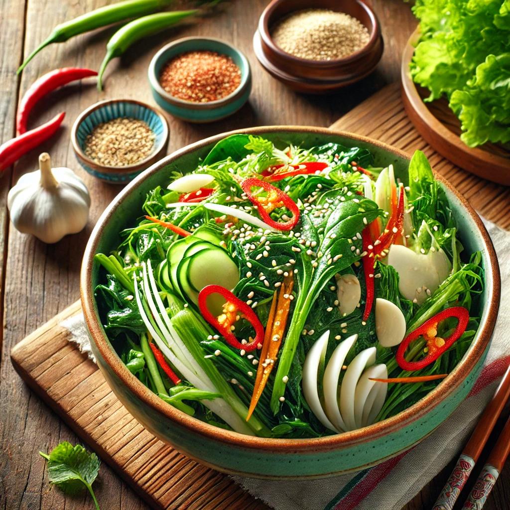 봄동 겉절이 아삭아삭 너무 맛있어요.