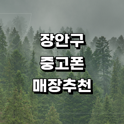 수원 장안구 중고폰