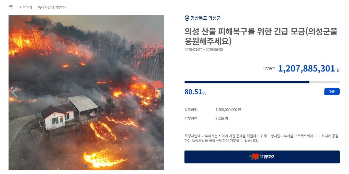 대구 함지산 산불 재발화