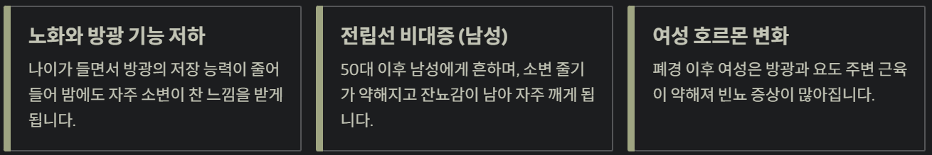 노화와 방광기능 저하