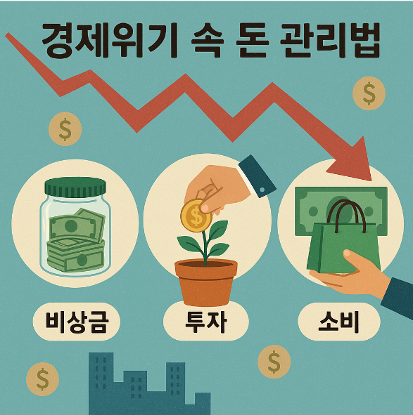 경제위기 속 돈 관리법 (비상금, 투자, 소비)