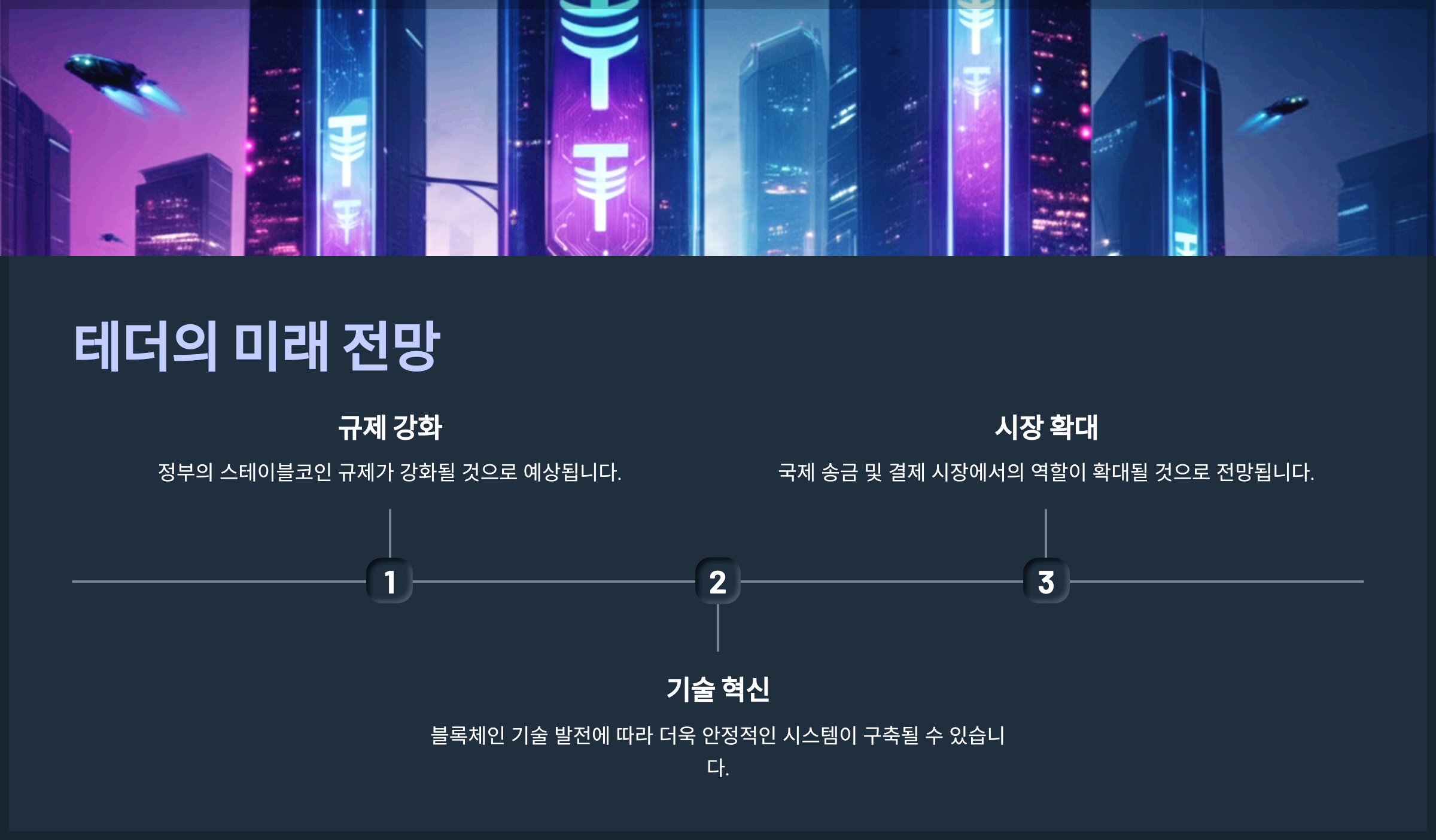 테더의 미래 전망