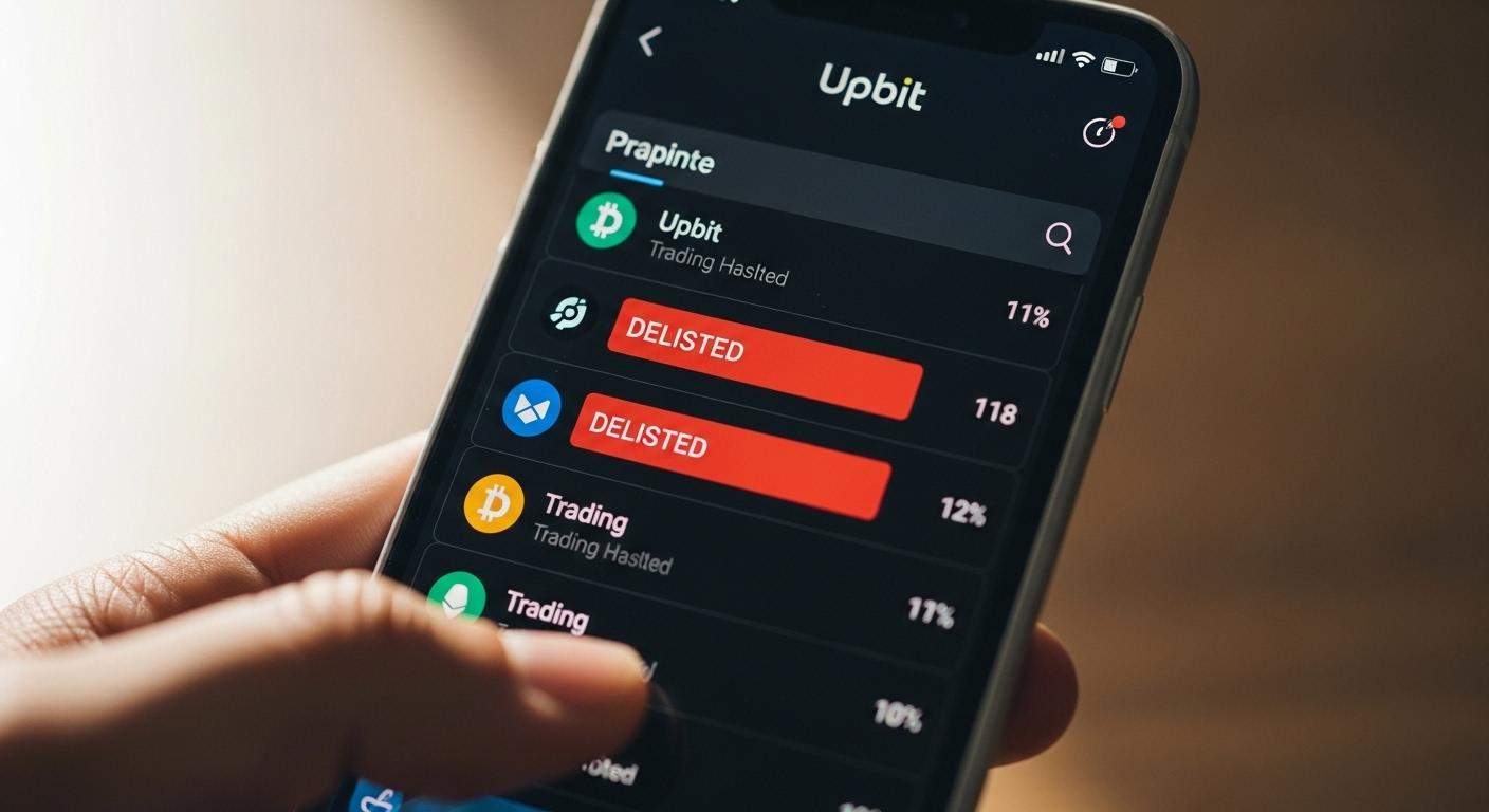 업비트 상장폐지 코인