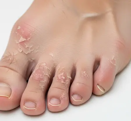 무좀약 바르는 범위