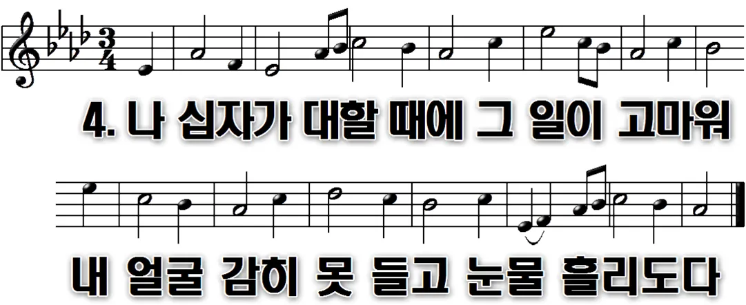 143장 웬말인가 날 위하여