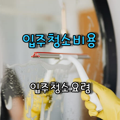 입주청소와 관련한 거울청소