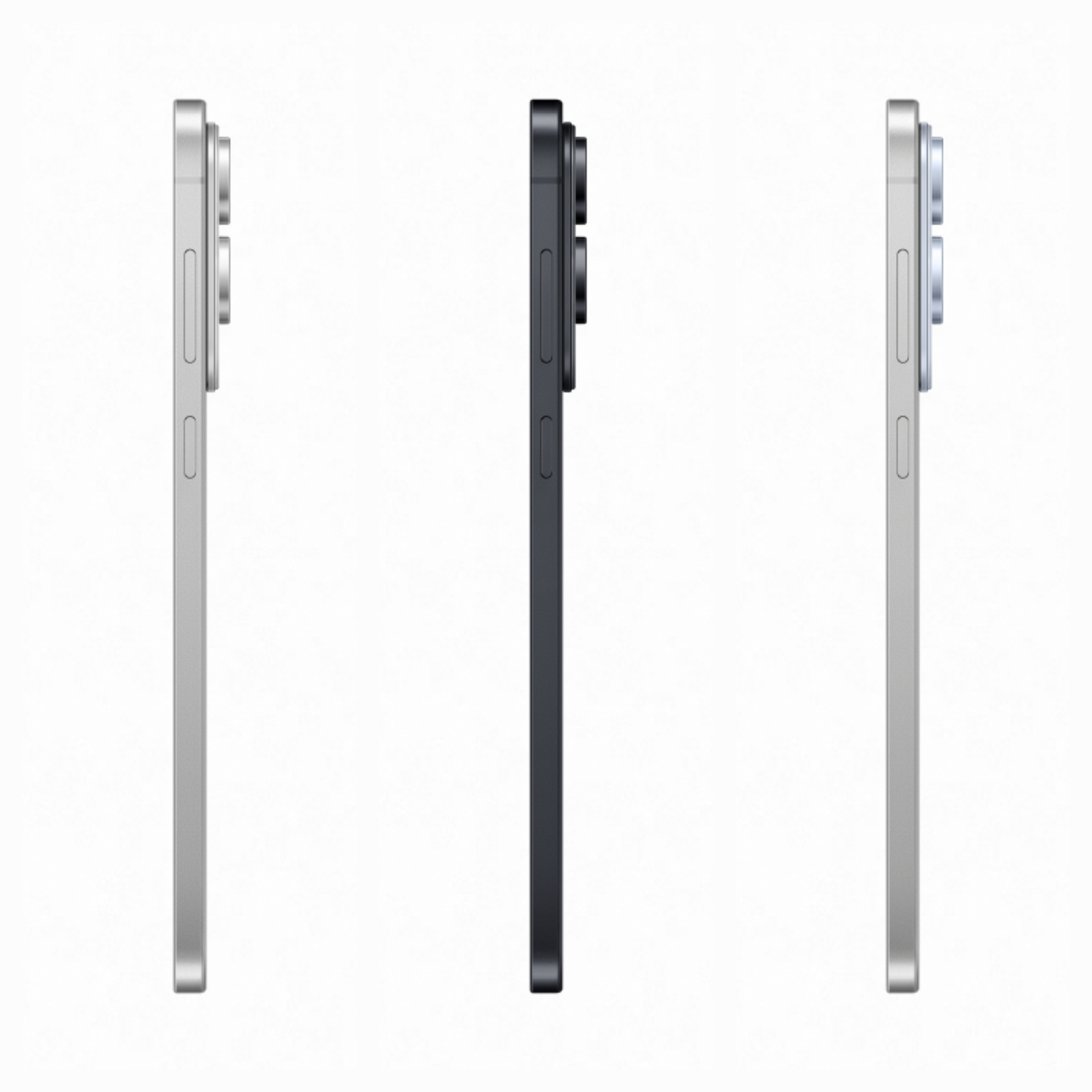 갤럭시 S25 엣지 색상별 측면 이미지