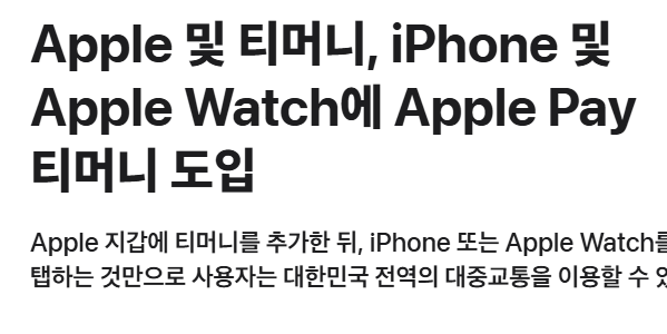 애플페이 티머니 등록하고 자동충전까지 완벽 사용법