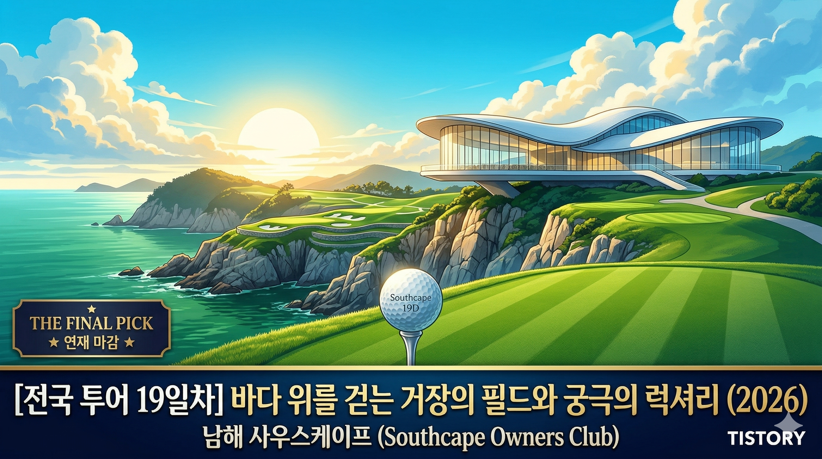 [전국 투어 19일차] 사우스케이프 오너스클럽: 바다 위를 걷는 거장의 필드와 궁극의 럭셔리 (2026)