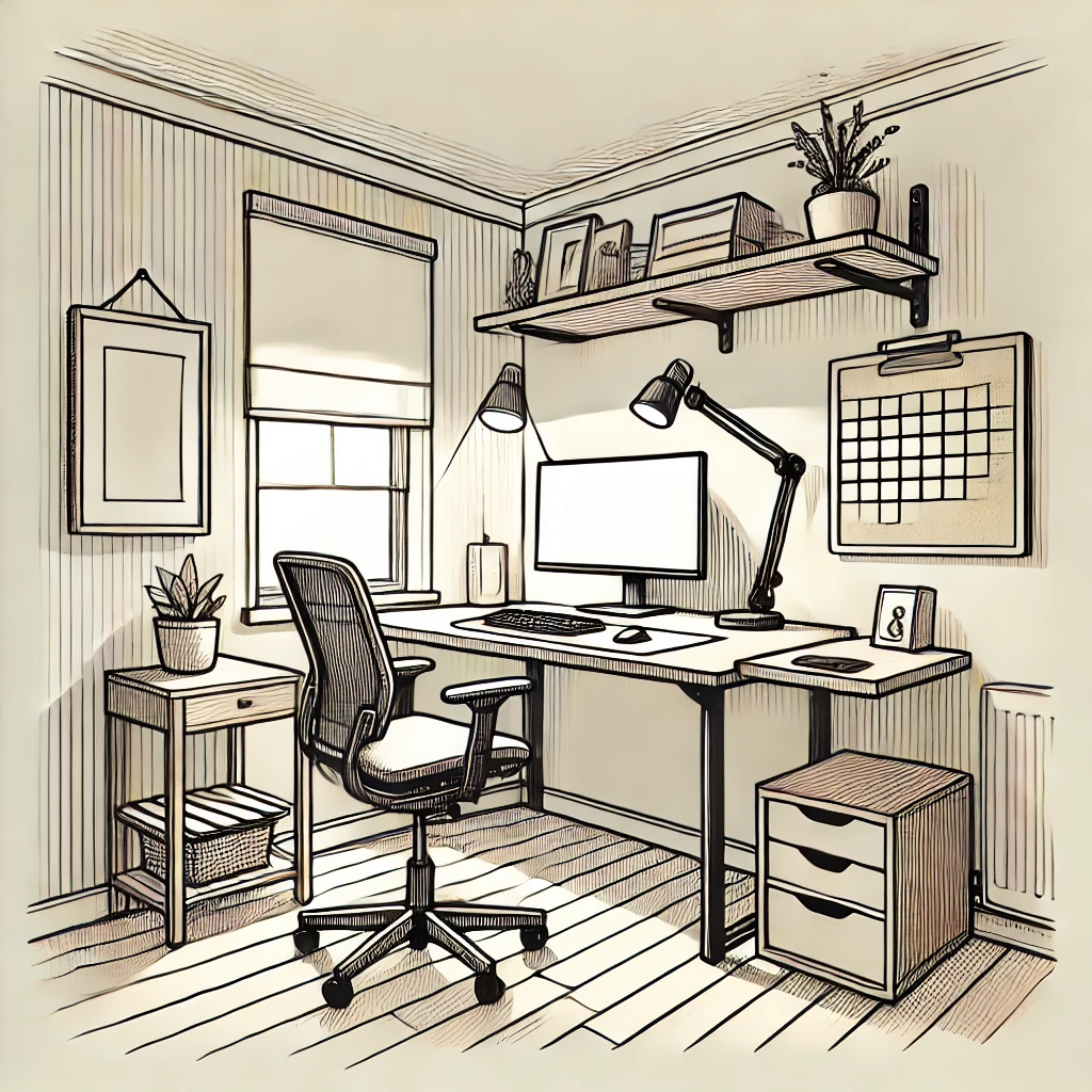 미니멀 데스크테리어