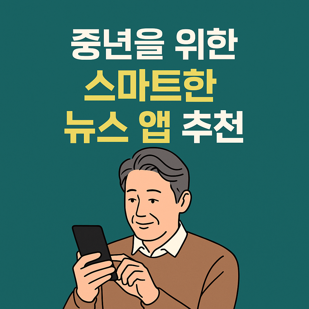 중년을 위한 스마트한 뉴스 앱 추천