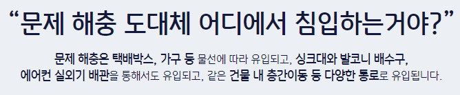 아파트 바퀴벌레 퇴치방법