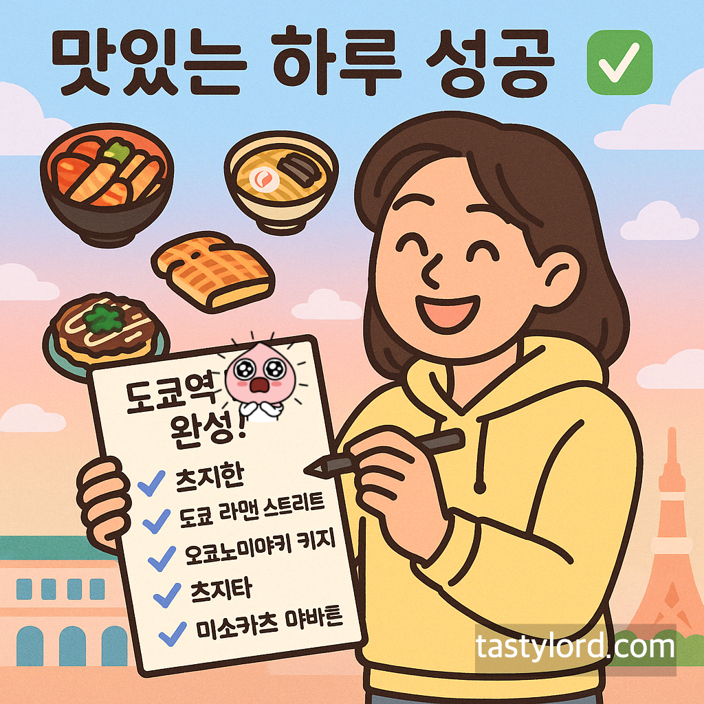도쿄역 배고파서 현기증 올 때, 비상 맛집 베스트 5