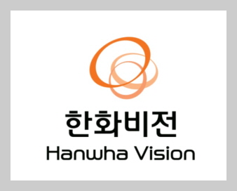 한화비전 기업 로고