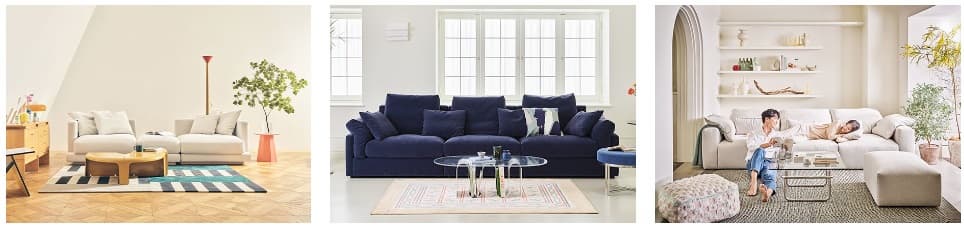 자코모 에싸 패브릭 소파